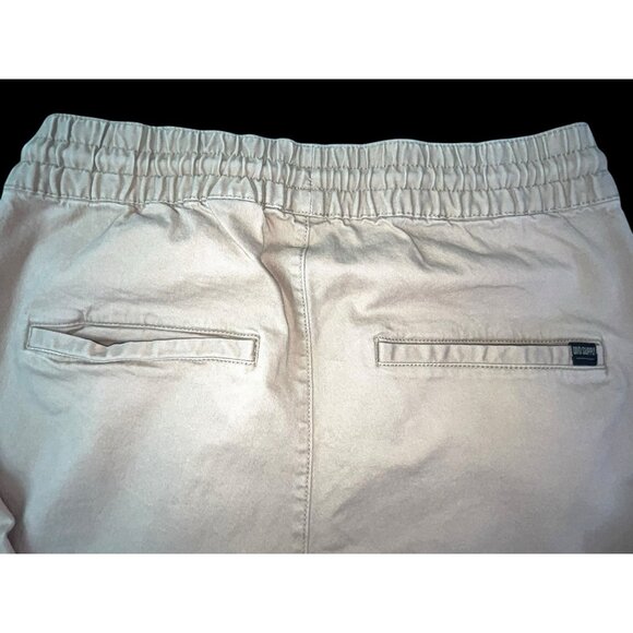 H&M Divided Men's 32 Tan Khakis Jogger Pants Ankle Zippers Drawstring Waist HM - Picture 7 of 8